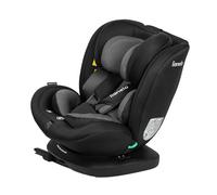 Lionelo Seggiolino Auto 0-36 Kg Isofix / 0M - 12 Anni / 40-150 cm / Gruppo 1-2-3 / Girevole 360 colore Nero - Bastiaan i-Size