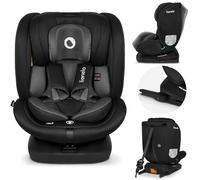 Lionelo Seggiolino Auto 0-36 Kg Isofix / 0M - 12 Anni / 40-150 cm / Gruppo 1-2-3 / Girevole 360 colore Nero - Bastiaan i-Size