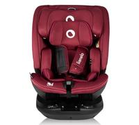 LIONELO Bastiaan RWF Seggiolino Auto per Bambini 0-36 kg Rotante 360° ISOFIX I-Size l'Ultimo Standard Montaggio Avanti e Retro Protezione Laterale Regolatzione completa (BASTIAAN, Rosso)