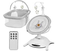 Sdraietta per bambini 2 in 1 Lionelo Bella Set Grey Concrete
