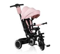 LIONELO Berry triciclo e passeggino multifunzione da 9 mesi a 5 anni fino a 25 kg, ruote in poliuretano di grandi dimensioni, sedile girevole a 360°, montaggio senza attrezzi