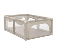 LIONELO WILLOW - Box per bambini, a partire da 0 a 48 mesi, ampia superficie 120 cm x 180 cm x 68 cm, con pareti laterali in rete traspirante e resistente, 2 ingressi laterali con chiusura lampo