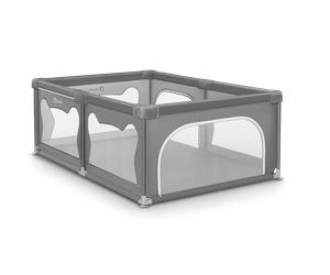 Lionelo Box per Bambini 0-48 M Recinto Neonato con Rete apribile colore Grey Concrete