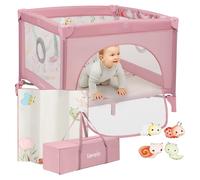LIONELO Box per bambini e Lettino da Viaggio MILLE 2 in 1, 100 x 100 cm, Fino a