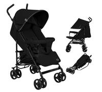 LIONELO ELIA Passeggino Leggero Pieghevole e Compatto da Viaggio per Bambini, Schienale Reclinabile Sdraiato, Cinture a 5 Punti, Cappottina UV e Grande Cestino Portaoggetti, 6-36 Mesi fino a 15 kg