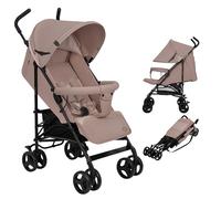 LIONELO ELIA Passeggino Leggero Pieghevole e Compatto da Viaggio per Bambini, Schienale Reclinabile Sdraiato, Cinture a 5 Punti, Cappottina UV e Grande Cestino Portaoggetti, 6-36 Mesi fino a 15 kg