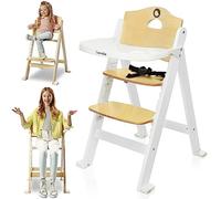 Lionelo Floris - Seggiolone Pappa 6M - 40 Kg Evolutivo colore White