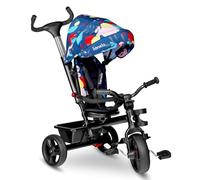 LIONELO Haari Triciclo Evolutivo 2 in 1 Pieghevole da 18 Mesi a 5 Anni