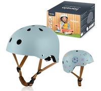 Lionelo HELMET Avventura creativa Casco Bici per Bambini Taglia S Regolabile 50-56 cm Ventilato Decorazione Personalizzabile, ABS & EPS Certificato Intertek Sicurezza e Stile per Piccoli Esploratori