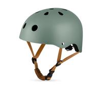 LIONELO Helmet Casco da Bici per Bambini, Taglia S Regolabile 50-56 cm (Verde)