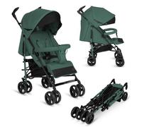 Lionelo IRMA Passeggino Leggero, Compatto e Pieghevole, Schienale Reclinabile 4 Posizioni con Sdraiata, Cinture a 5 Punti, Cappottina XXL, Ruote EVA 15 cm Ammortizzate, Cesta, fino a 15 kg 6-36 mesi