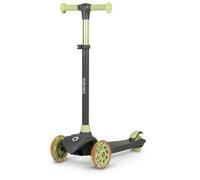 Lionelo Jessy Monopattino Evolutivo per Bambini 3+ anni fino a 50kg Scooter con ruote LED Pedana antiscivolo Freno d'Acciaio Regolabile in 4 Altezze Monopattino bambini Leggero 2.3kg