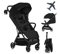 Lionelo Julie Air Passeggino Leggero e Compatto - Auto-Chiusura con Una Mano, Fino a 22 kg (6 m-4 a), Schienale Reclinabile, Cappottina XL UPF 50+, Ruote Ammortizzate, Accessori Inclusi