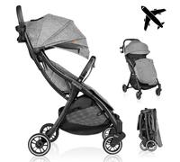 LIONELO Julie ONE - Passeggino leggero per neonati fino a 22 kg, compatto, pieghevole, regolabile e reclinabile, schienale ventilato, coprigambe con zanzariera