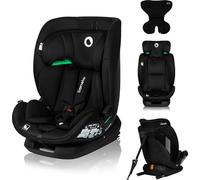 LIONELO LAVENDER I-SIZE Seggiolino auto per bambini da 76 a 150 cm Gropup 1 2 3 Installazione con ISOFIX o cintura Poggiatesta e Schienale regolabili, l'Ultimo norma R129 i-Size (Nero, I-SIZE)