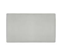 LIONELO Lenzuola con angoli per lettino neonato, Set da 2, 118x60 cm, Cotone di bambù naturale, Traspiranti, Ideali per materasso di lettino, lettino da viaggio/Campeggio o culla, Bianco/Grigio