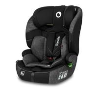 LIONELO LEVI I-SIZE Seggiolino auto per bambini 76-150 cm con l'ultima Norma i-Size R129 Protezione laterale, 10 Livelli di regolazione del poggiatesta, Schienale staccabile (LEVI I-SIZE, Nero Grigio)