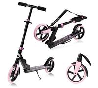 Monopattino Lionelo Luca Carbon Black e Rosa