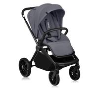 Lionelo MIKA PLUS Passeggino da 6 a 48 mesi fino a 22 kg, schienale e poggiapiedi regolabili, sospensioni, ruote girevoli a 360°, copertura impermeabile XXL, UPF50+