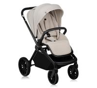 LIONELO MIKA PLUS Passeggino per Bambini 6-48 Mesi fino a 22 kg, Schienale e Poggiapiedi Regolabili, Ammortizzazione, Ruote girevoli in PU a 360° Cappuccio impermeabile XXL, UPF50+