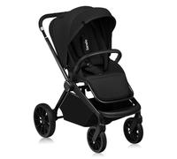 LIONELO MIKA PLUS Passeggino per Bambini 6-48 Mesi fino a 22 kg, Schienale e Poggiapiedi Regolabili, Ammortizzazione, Ruote girevoli in PU a 360° Cappuccio impermeabile XXL, UPF50+
