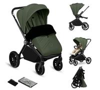 LIONELO MIKA PLUS Passeggino per Bambini 6-48 Mesi fino a 22 kg, Schienale e Poggiapiedi Regolabili, Ammortizzazione, Ruote girevoli in PU a 360° Cappuccio impermeabile XXL, UPF50+