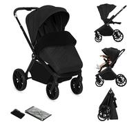 LIONELO MIKA PLUS Passeggino per Bambini 6-48 Mesi fino a 22 kg, Schienale e Poggiapiedi Regolabili, Ammortizzazione, Ruote girevoli in PU a 360° Cappuccio impermeabile XXL, UPF50+