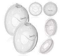 LIONELO Milky Plus Raccoglilatte in Silicone Senza BPA 2 Pezzi Con Custodia | Discreto, Comodo, Riutilizzabile e Facile da Pulire