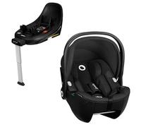 LIONELO Moxie i-Size Set Seggiolino Auto Ovetto con Base ISOFIX 40-87 cm | Piede di Supporto, Protezione Laterale, Poggiatesta Regolabile, Riduttore Dri-Seat, Indicatori di Corretta Installazione