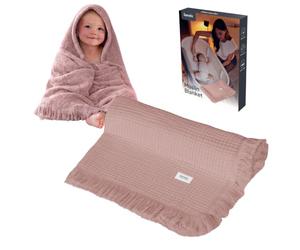 LIONELO Muslin Blanket Copertina Neonato 70x100 cm in Mussola di Cotone | 100% Cotone, 6 Strati, Morbida e Traspirante, per 4 Stagioni, Carrozzina e Culla, Frange Rinforzate, Idea Regalo