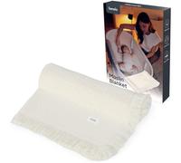 lionelo MUSLIN BLANKET Copertina Neonato in Cotone 100% Mussola, 70 x 100 cm, 6 Strati Morbida e Traspirante 4 Stagioni, Coperta Neonato per Carrozzina e Culla, Frange Rinforzate, Idea Regalo