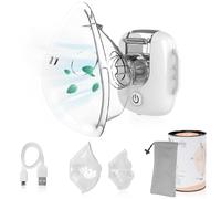 LIONELO Nebi Air Mask Inalatore Portatile per Bambini e Adulti | Nebulizzatore Silenzioso e Compatto, per Inalazioni ad Alta Efficienza in Caso di Infezioni, Allergie e Disturbi Respiratori