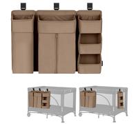 lionelo Organizer per Letto Bambini Sidepocket Large, Organizer Appendibile per Lettino, Fasciatoio, Pannolini, Salviette, Cameretta, 58x11x58 cm