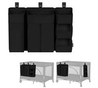 lionelo Organizer per Letto Bambini Sidepocket Large, Organizer Appendibile per Lettino, Fasciatoio, Pannolini, Salviette, Cameretta, 58x11x58 cm