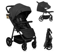 LIONELO Passeggino compatto e laggero MIRA per bambini da 6 mesi a 4 anni/ 22 kg, Ruote girevoli a 360° Sospensione completa, Schienale e Poggiapiedi regolabili, Capottina XXL UPF50+, Ampio cestino