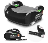 LIONELO Rialzo Auto per bambini LUUK FIX I-Size, Facile Installazione ISOFIX o/e cintura, 125-150 cm 22-36kg Leggero, Comodo, Indicatori, Schiuma Adattiva, Traspirante Lavabile, Car Booster, Braccioli