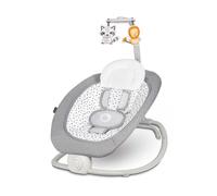 Lionelo Pascal Sdraietta neonati 0-9 kg Dondolo per bambini portatile e pieghevole, Culla 12 Melodie Giocattoli Regolazione dello schienale Vibrazioni Cinture a 5punti Materiale sfoderabile