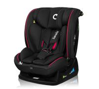 Lionelo Seggiolino Auto 0-36 Kg / 0M - 12 Anni / 40-150 cm / Gruppo 1-2-3 colore Black Carbon Red - Aart i-Size