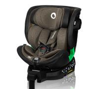 Lionelo Harmony i-Size Seggiolino Auto Girevole 360° per Bambini 0-12 Anni (40-150 cm) con ISOFIX e Gamba di Supporto Fronte e retro marcia, 5-liveli Reclinabile Protezione Laterale (Verde oliva)