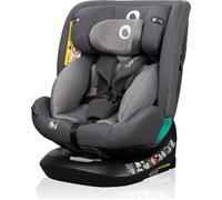 Lionelo Seggiolino Auto 0-36 Kg Isofix / 0M - 12 Anni / 40-150 cm / Gruppo 0+/1/2/3 Girevole a 360 colore Grigio - Bastiaan One i-Size