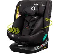 Lionelo Seggiolino Auto 0-36 Kg Isofix / 0M - 12 Anni / 40-150 cm / Gruppo 0+/1/2/3 Girevole a 360 colore Nero - Bastiaan One i-Size