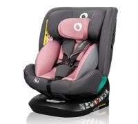 Lionelo Seggiolino Auto 0-36 Kg Isofix / 0M - 12 Anni / 40-150 cm / Gruppo 0+/1/2/3 Girevole a 360 colore Pink Rose - Bastiaan One i-Size