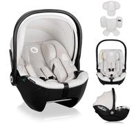Lionelo Seggiolino Auto Ovetto Neonato MOXIE i-Size, Gruppo 0+ (40-87cm), Installazione ISOFIX, Ultraleggero,Tessuto Naturale in Bambù, Poggiatesta Ergonomico Memory Foam, Protezione Laterale Avanzata