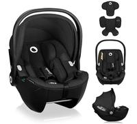 Lionelo Seggiolino Auto Ovetto Neonato MOXIE i-Size, Gruppo 0+ (40-87cm), Installazione ISOFIX, Ultraleggero,Tessuto Naturale in Bambù, Poggiatesta Ergonomico Memory Foam, Protezione Laterale Avanzata