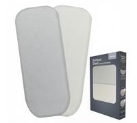 LIONELO Set di 2 Lenzuola con Angoli per Lettino Neonato 70 x 28 cm | Cotone di Bambù Naturale e Traspirante, per Materasso, Lettino da Viaggio, Campeggio e Culla