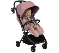 Lionelo SIA Passeggino Leggero da Viaggio Ultracompatto fino a 22 kg, Schienale Reclinabile per Nanna, Cappottina XXL UPF50+, Ruote Ammortizzate, Cintura Magnetica, Chiusura Autoportante, Dri Seat