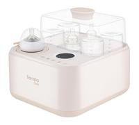 LIONELO SteamUp Sterilizzatore Biberon 3 in 1 per 4 Biberon | Vapore con Asciugatura Automatica e Scaldabiberon, Elimina il 99,99% dei Batteri, Pannello Touch, Spegnimento Automatico