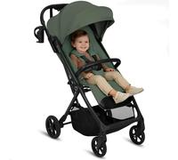 Lionelo TANSI Passeggino Leggero Compatto fino a 22 kg Pieghevole con Chiusura Automatica a una Mano, Ruote GravelTech Ammortizzate, Schienale Reclinabile, Cappottina Ventilata, Dri Seat Traspirante