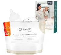 LIONELO ThermBag Sacchetti per Sterilizzatore Microonde, Sterilizzatore Biberon Microonde, Succhiotti, Tettarelle, Tiralatte, da Viaggio, Sacchetti 8 pz. Multiuso