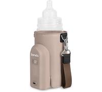 LIONELO Thermup Go Evo Scaldalatte Portatile per biberon per Neonati, Mantiene Liquidi caldi, 5 Temperature operative da 38 a 50°C Ricarica USB-C, Fino a 9 Ore di Funzionamento